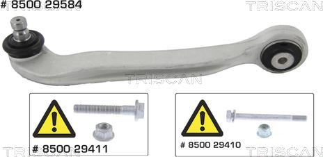 Kawe 8500 29584 - Рычаг подвески колеса www.autospares.lv