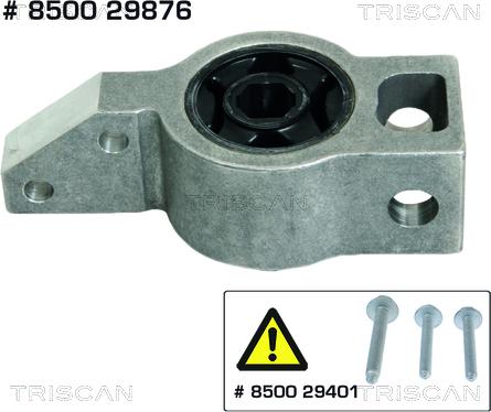 Kawe 8500 29876 - Bush of Control / Trailing Arm www.autospares.lv