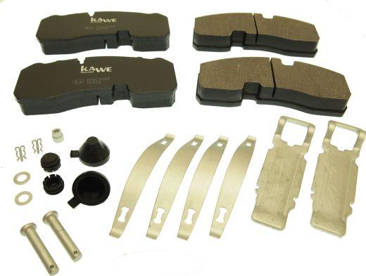 Kawe 88083 - Brake Pad Set, disc brake www.autospares.lv