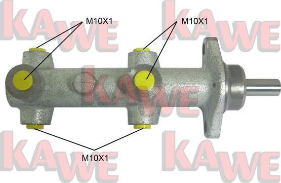 Kawe B1801 - Galvenais bremžu cilindrs www.autospares.lv