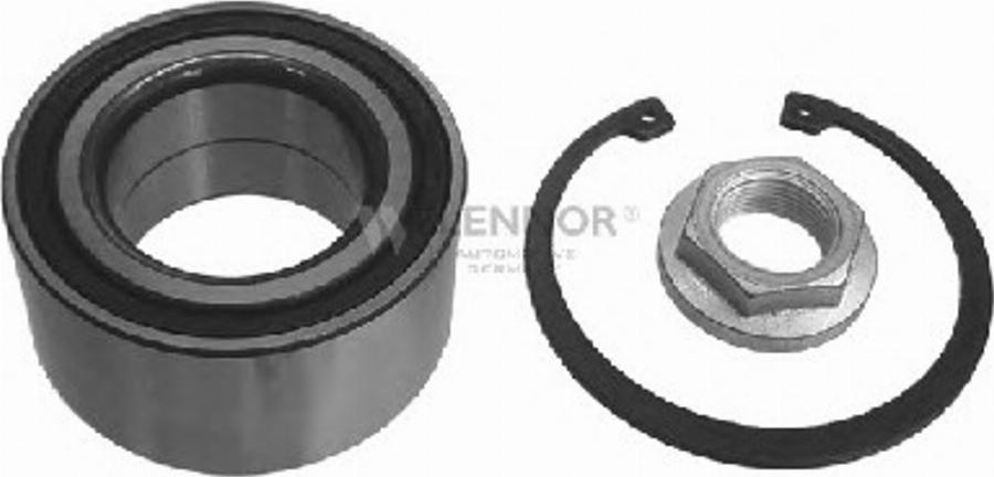 Kawe FR591098 - Подшипник ступицы колеса, комплект www.autospares.lv