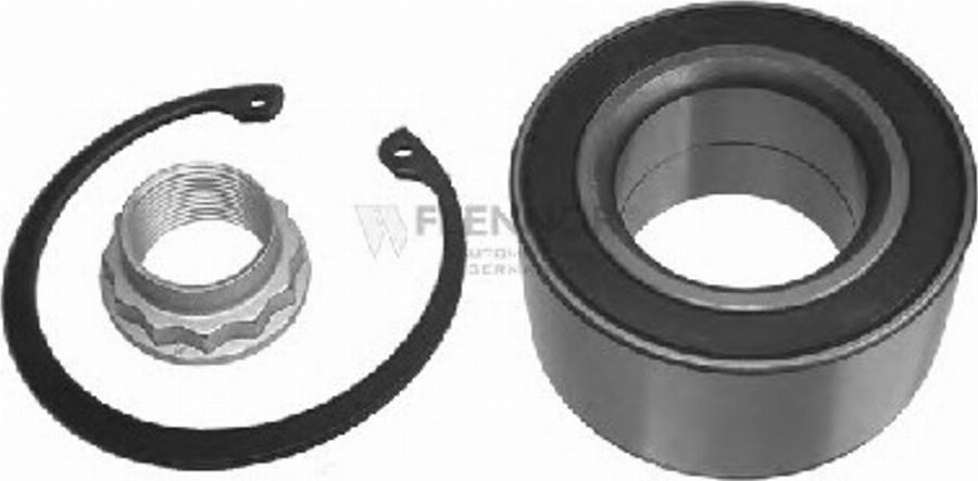 Kawe FR591037 - Подшипник ступицы колеса, комплект www.autospares.lv