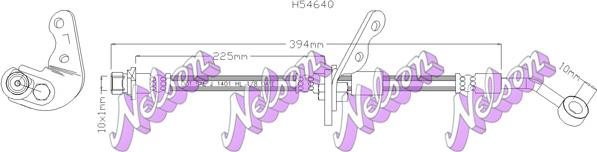 Kawe H5464Q - Bremžu šļūtene www.autospares.lv