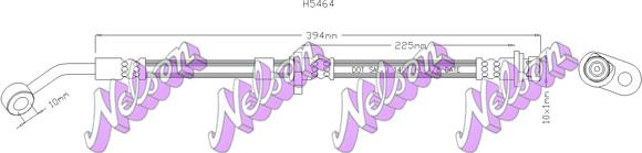 Kawe H5464 - Bremžu šļūtene www.autospares.lv