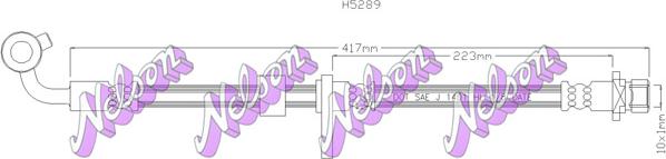 Kawe H5289 - Bremžu šļūtene www.autospares.lv