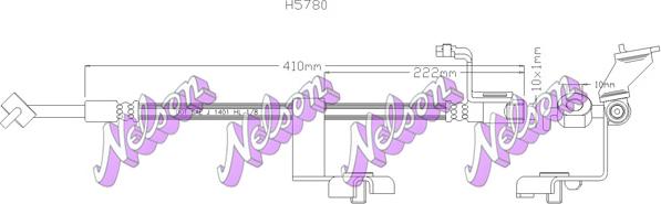 Kawe H5780 - Bremžu šļūtene autospares.lv