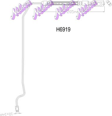 Kawe H6919 - Bremžu šļūtene www.autospares.lv