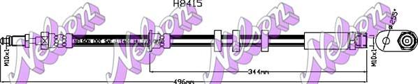 Kawe H8415 - Bremžu šļūtene www.autospares.lv