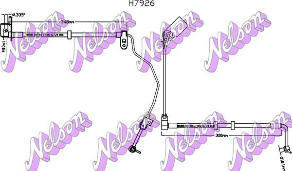 Kawe H7926 - Brake Hose www.autospares.lv