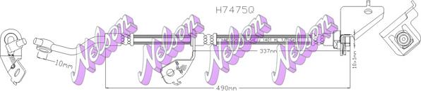 Kawe H7475Q - Bremžu šļūtene www.autospares.lv