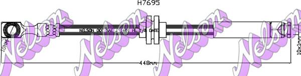 Kawe H7695 - Bremžu šļūtene www.autospares.lv