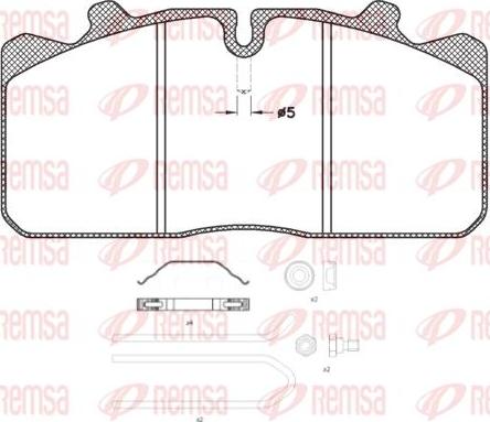 Kawe JCA658.30 - Brake Pad Set, disc brake www.autospares.lv