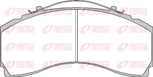 Kawe JCA1480.00 - Brake Pad Set, disc brake www.autospares.lv