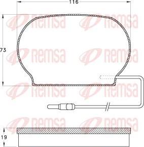 Kawe JCA1012 - Bremžu uzliku kompl., Disku bremzes www.autospares.lv