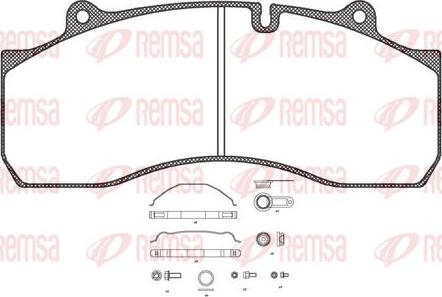 Kawe JCA1073.80 - Bremžu uzliku kompl., Disku bremzes autospares.lv