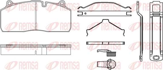 Kawe JCA1316.81 - Bremžu uzliku kompl., Disku bremzes www.autospares.lv