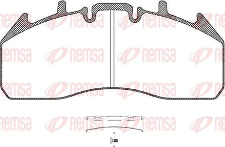 Kawe JCA1257.00 - Bremžu uzliku kompl., Disku bremzes www.autospares.lv