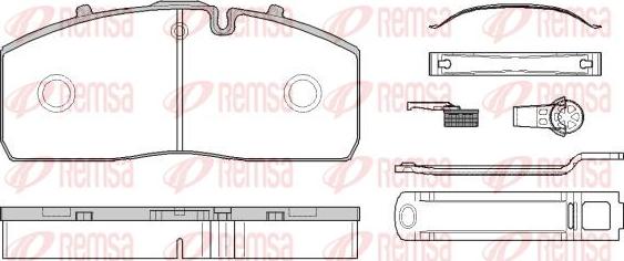 Kawe JCA1790.80 - Bremžu uzliku kompl., Disku bremzes www.autospares.lv