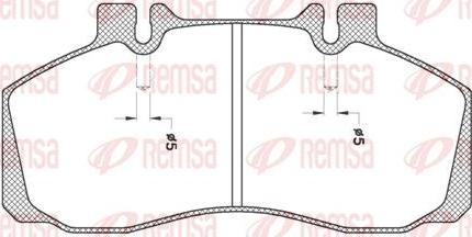 Kawe JCA245.20 - Bremžu uzliku kompl., Disku bremzes autospares.lv