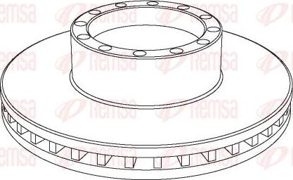 Kawe NCA1091.20 - Bremžu diski www.autospares.lv