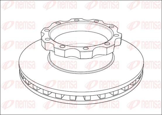 Kawe NCA1045.20 - Bremžu diski www.autospares.lv