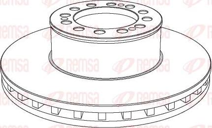 Kawe NCA1046.20 - Bremžu diski www.autospares.lv