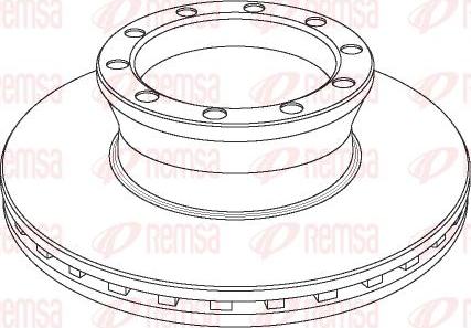 Kawe NCA1040.20 - Bremžu diski www.autospares.lv