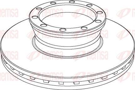 First Line 360 6383 00 - Bremžu diski www.autospares.lv