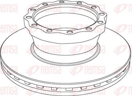 Kawe NCA1043.20 - Bremžu diski autospares.lv