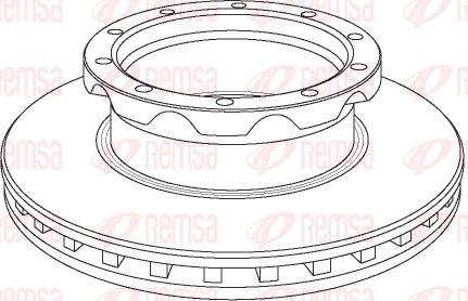 Kawe NCA1050.20 - Brake Disc www.autospares.lv