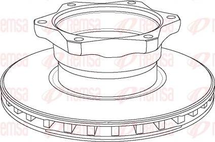 Kawe NCA1052.20 - Bremžu diski www.autospares.lv