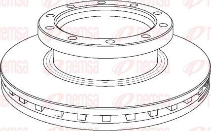 Kawe NCA1061.20 - Bremžu diski www.autospares.lv