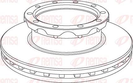 Kawe NCA1062.20 - Bremžu diski www.autospares.lv