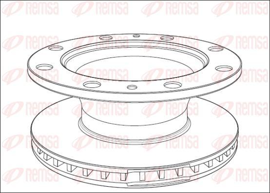 Kawe NCA1014.20 - Тормозной диск www.autospares.lv