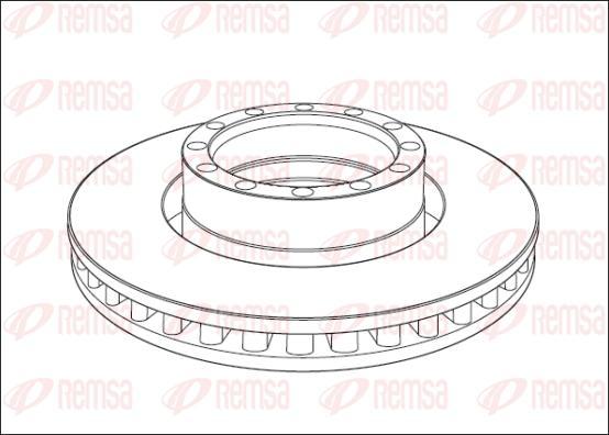 Kawe NCA1015.20 - Bremžu diski www.autospares.lv