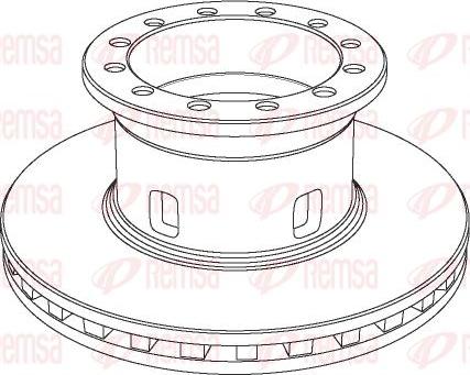 Kawe NCA1020.20 - Bremžu diski www.autospares.lv