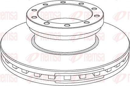 Kawe NCA1070.20 - Bremžu diski www.autospares.lv