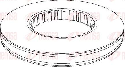 Kawe NCA1146.10 - Bremžu diski www.autospares.lv