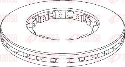 Kawe NCA1143.20 - Bremžu diski www.autospares.lv