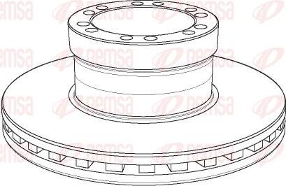 Kawe NCA1156.20 - Bremžu diski www.autospares.lv