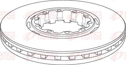 Kawe NCA1153.20 - Bremžu diski www.autospares.lv