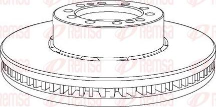 Kawe NCA1169.20 - Bremžu diski www.autospares.lv