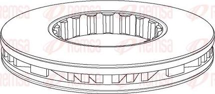 Kawe NCA1161.20 - Bremžu diski www.autospares.lv