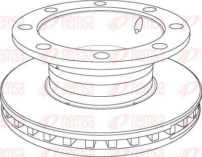 Kawe NCA1106.20 - Bremžu diski autospares.lv