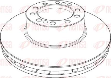 Kawe NCA1184.20 - Bremžu diski www.autospares.lv