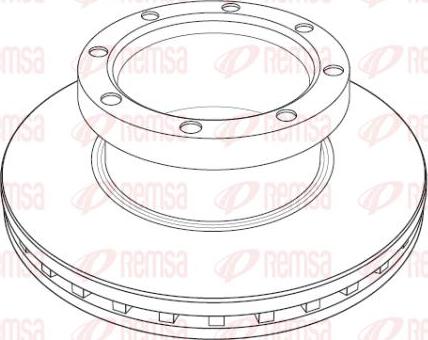 Kawe NCA1185.20 - Bremžu diski www.autospares.lv