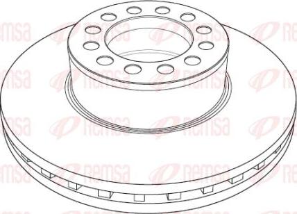 Kawe NCA1188.20 - Brake Disc www.autospares.lv