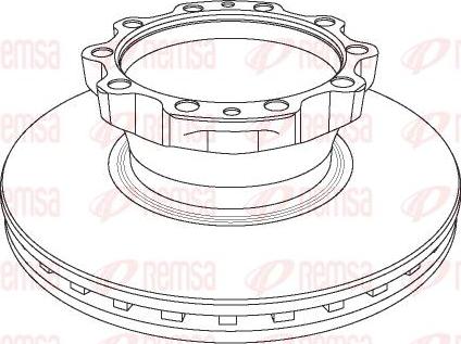 Kawe NCA1174.20 - Brake Disc www.autospares.lv