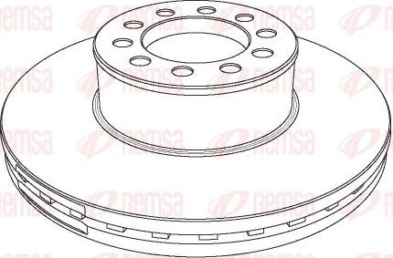 Kawe NCA1173.20 - Brake Disc www.autospares.lv