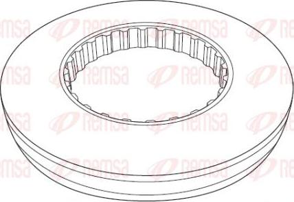 Kawe NCA1177.10 - Bremžu diski www.autospares.lv